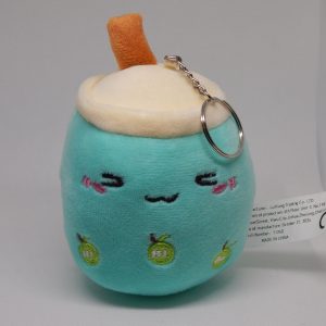 Cute Milk Tea (Pear) Plush Keychain