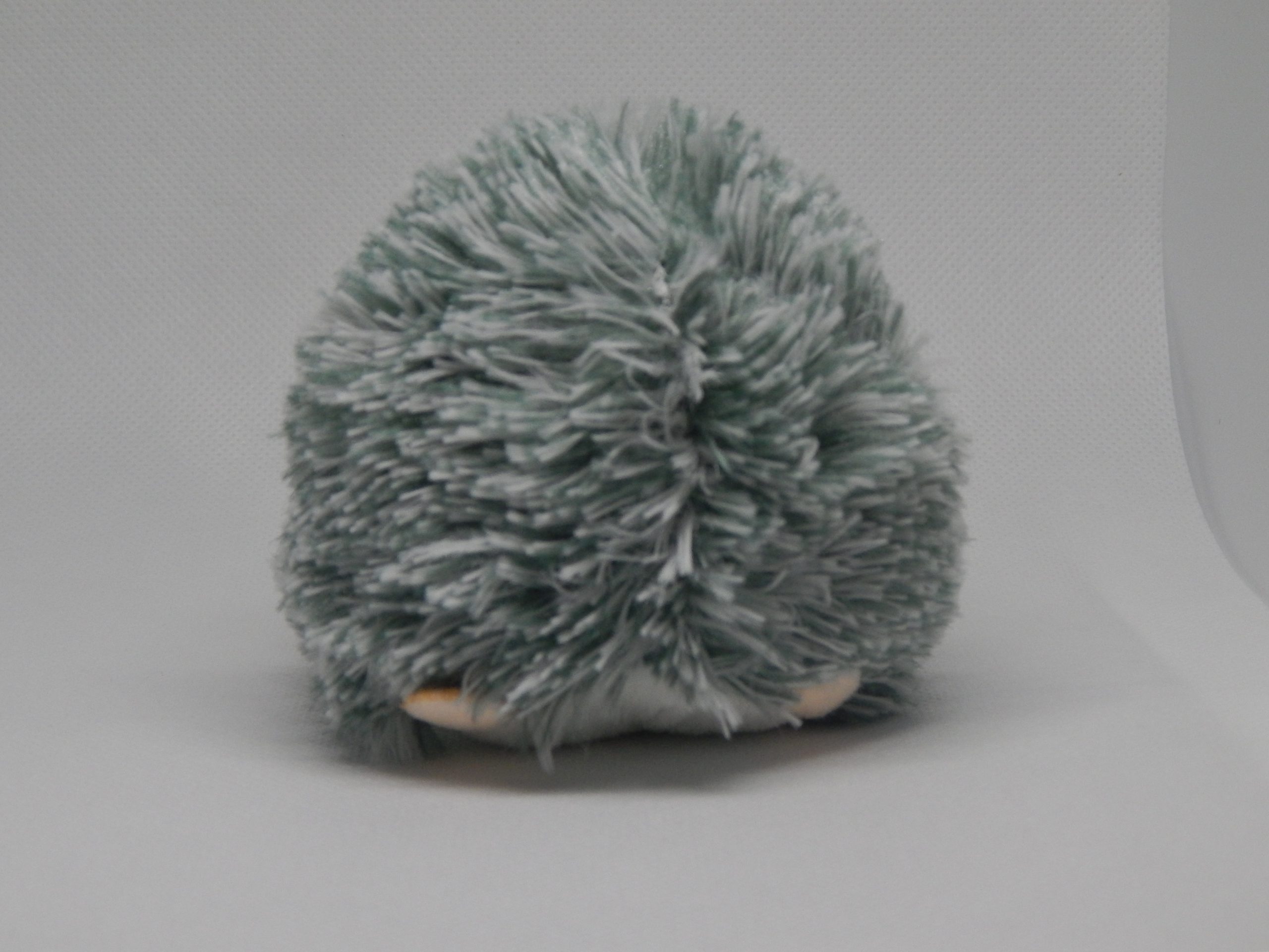 Fluffy Hedgehog Plush Keychain – Soft Spiky Forest Animal Bag Charm - Image 3