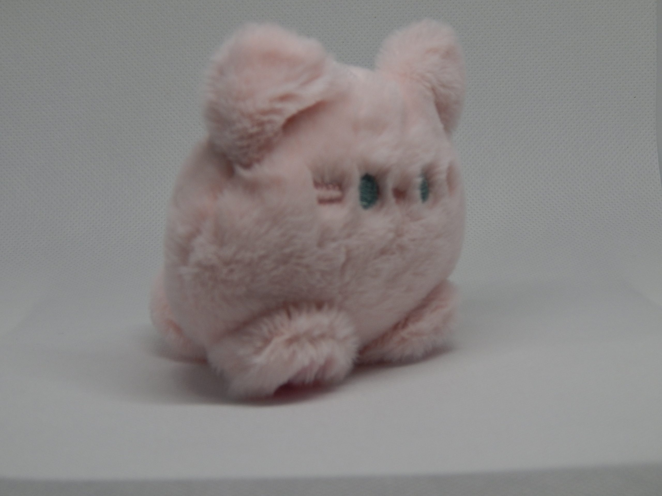 Pink Cat Plush Keychain – Soft Kawaii Kitty Bag Charm - Image 2
