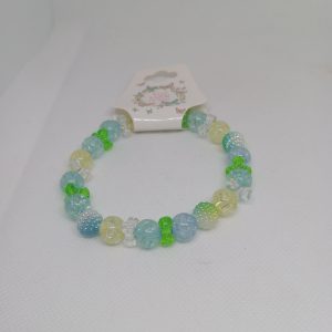 Mint Crystal Beaded Bracelet