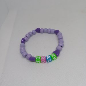 Purple Hope Bracelet