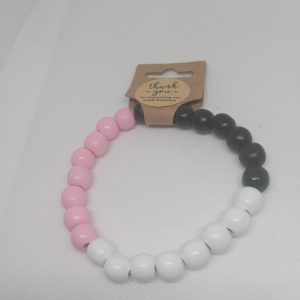 Trio Harmony Wooden Bead Bracelet