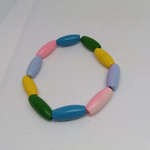 Pastel Pop Oval Bead Bracelet