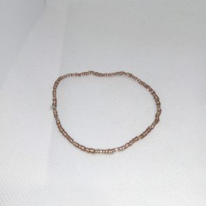 Bronze Shine Seed Bead Bracelet