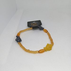 Golden Fish Charm Beaded Bracelet
