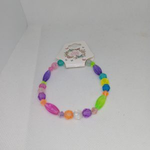 Neon Dreams Multicolor Bead Bracelet