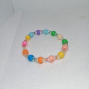 Pastel Pop Bead Bracelet