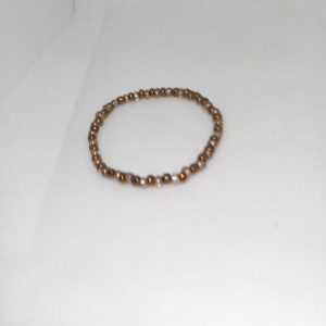 Shimmer Gleam Metallic Bead Bracelet