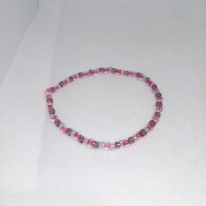 Blush Sparkle Seed Bead Bracelet