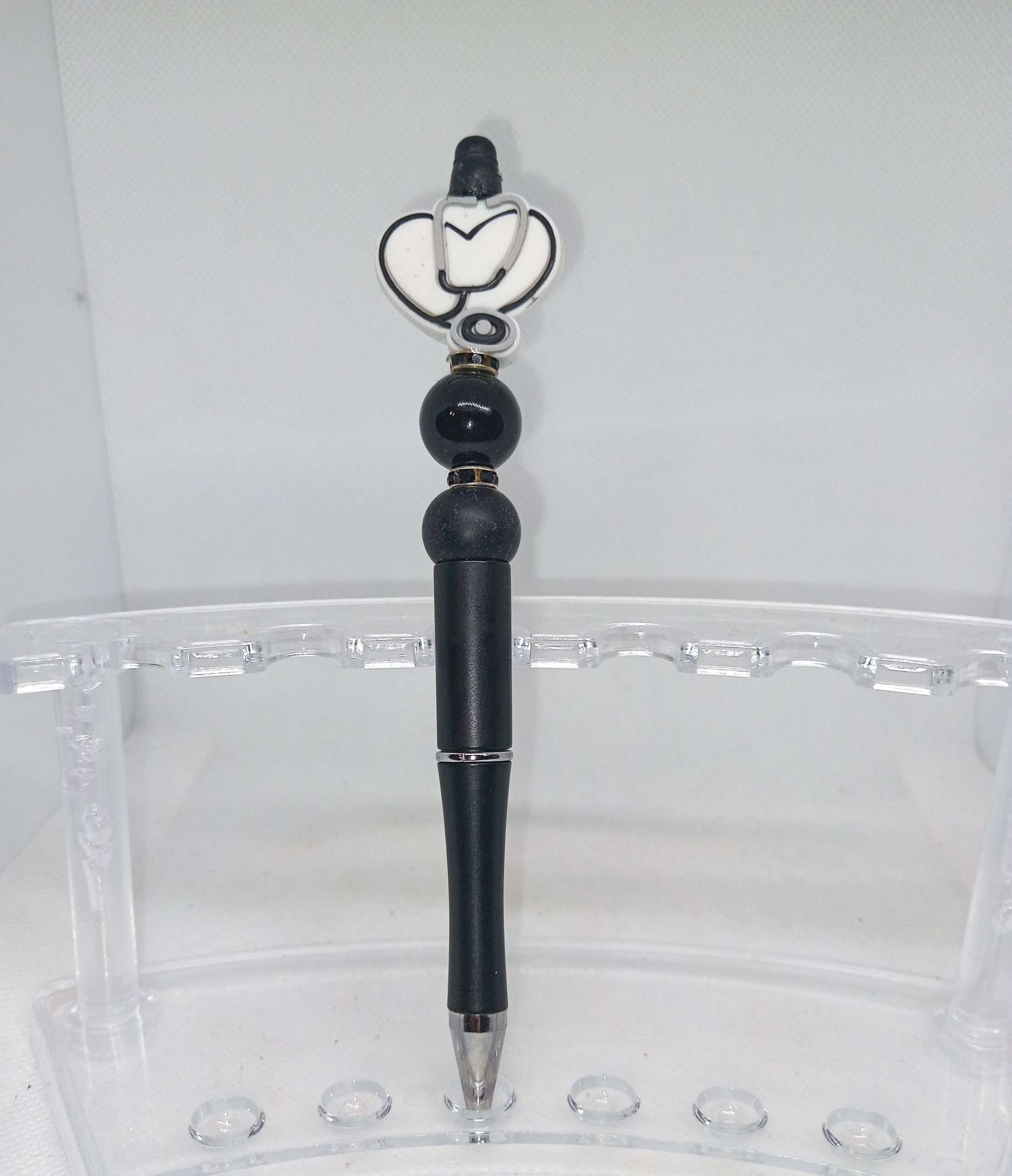 Stethoscope Bead Pen Silicone & Bubble Gum Charm Pen - Image 3