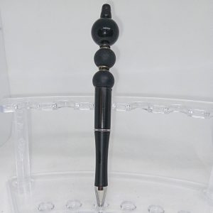 Black Bubble Gum Bead Pen Elegant Refillable Pen