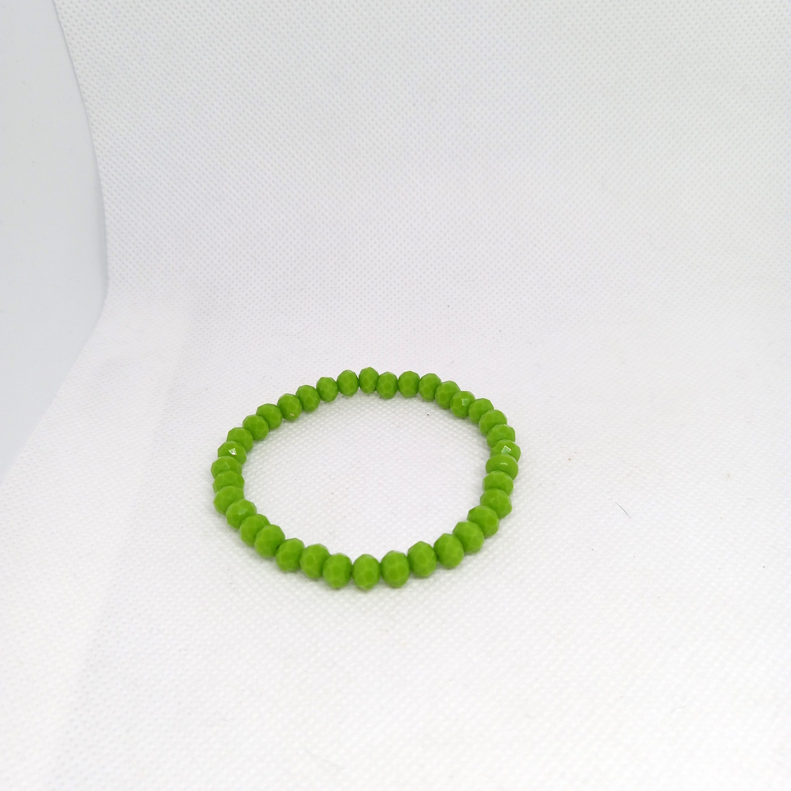 Fresh Glow Duo Green & Turquoise Beaded Bracelets Set - Image 3