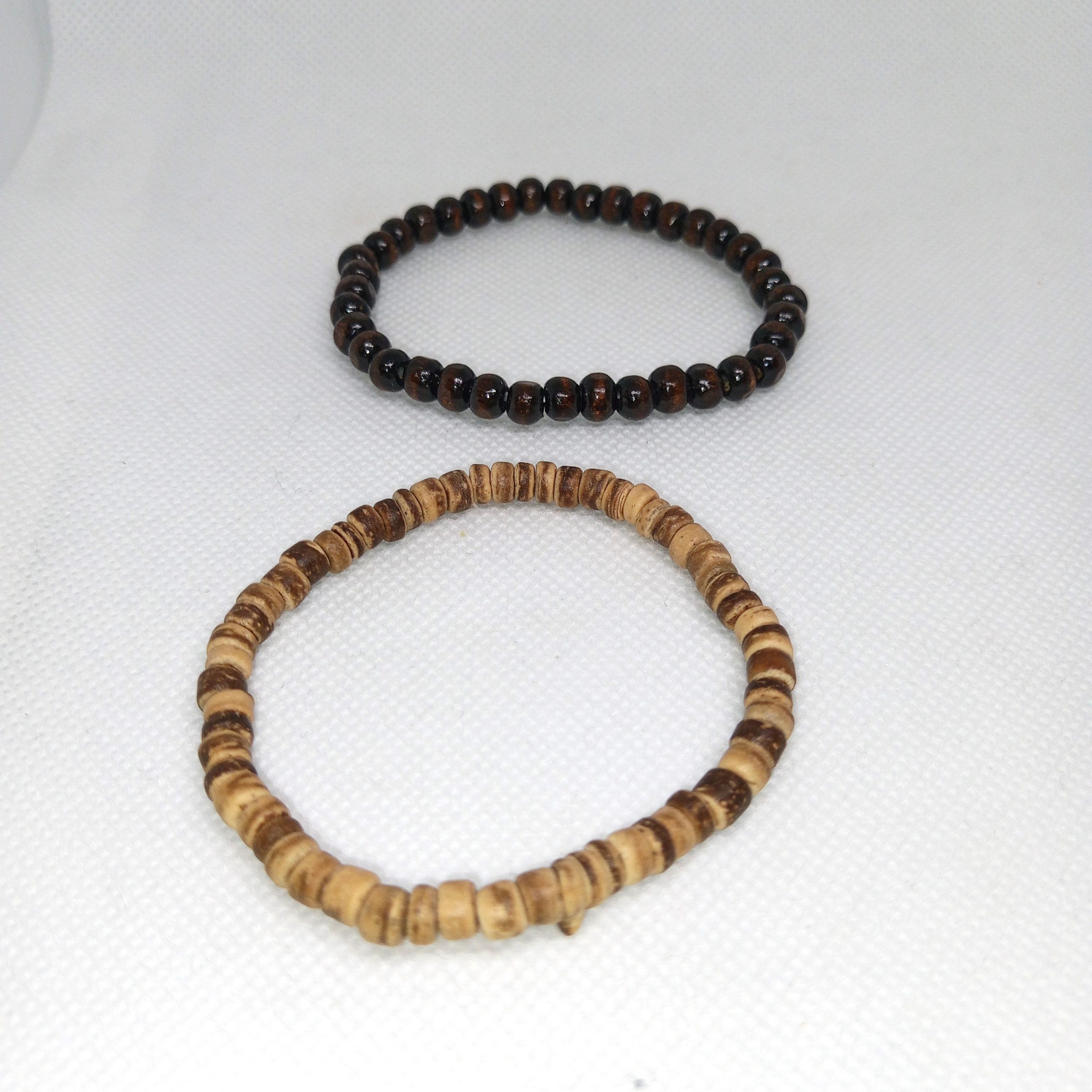 Earthtone Harmony Bead Bracelets Set
