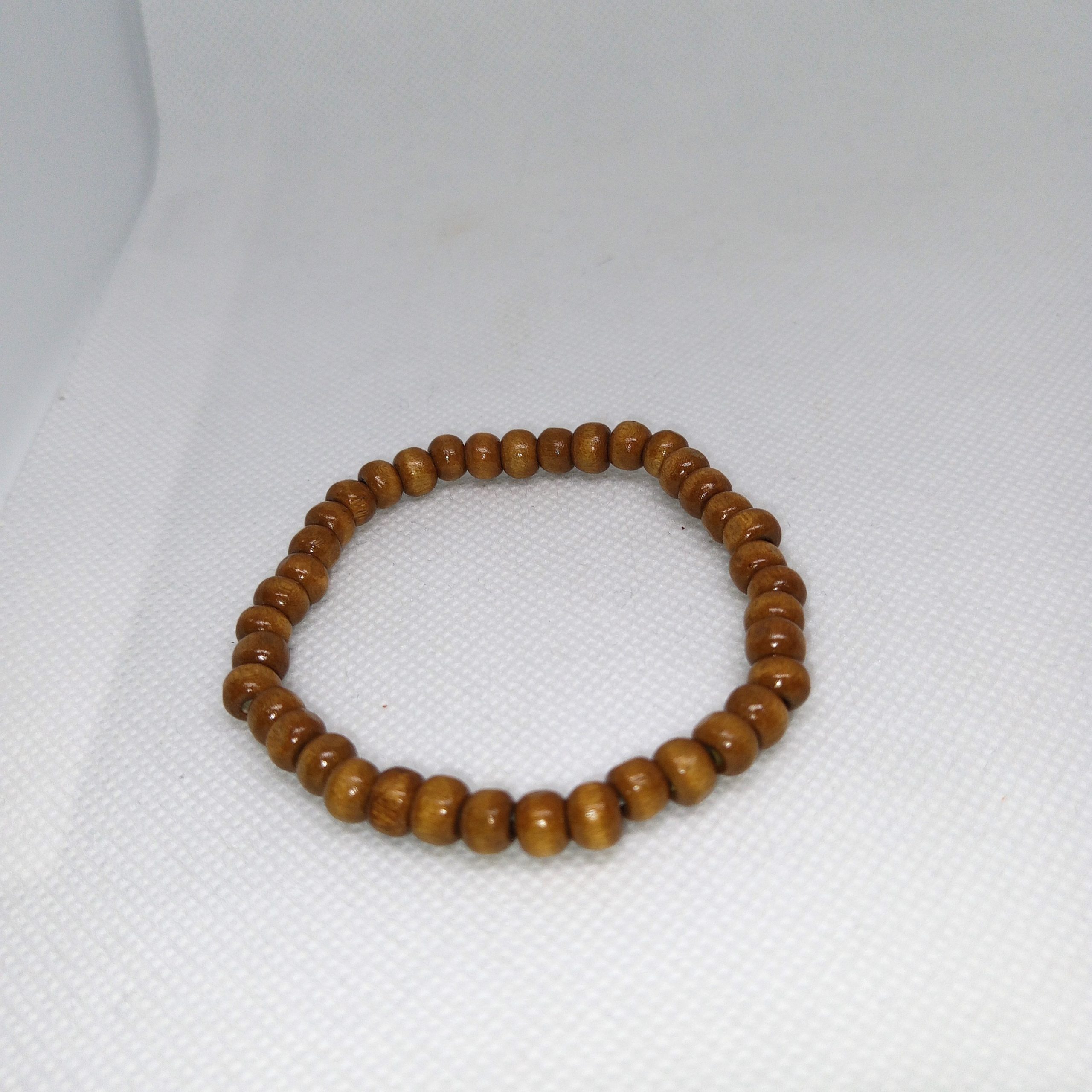 EarthTone Duo Natural Wood Bead Bracelet Set - Image 4