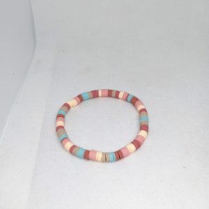 Desert Bloom Clay Bead Bracelet