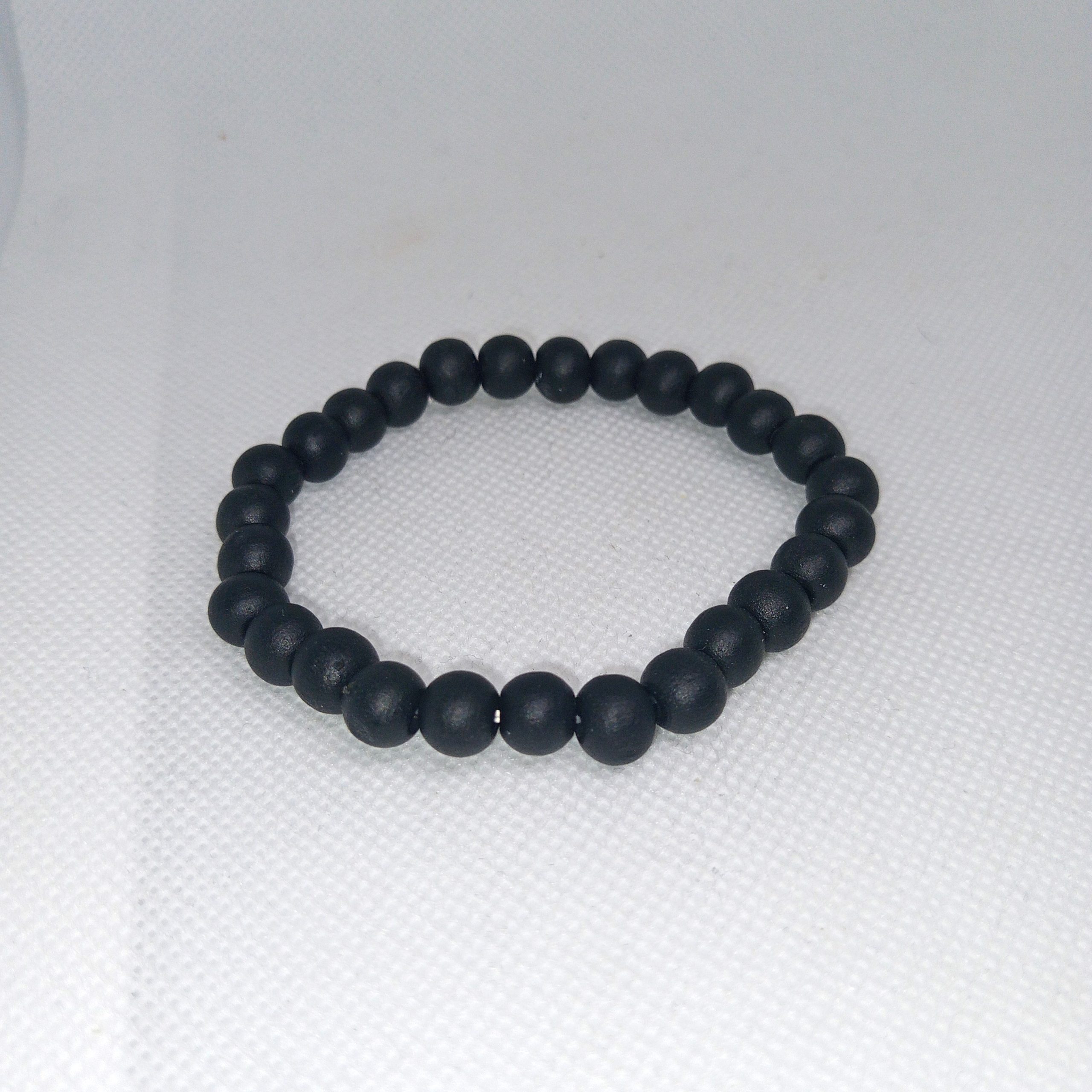 Lava Rock & Tiger's Eye Bead Bracelet Set Natural Stone Duo - Image 4