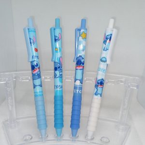 Cute Stitch Blue Character Writing Pens with Soft Grip
