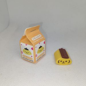 Cute Yellow Cartoon Animal Mini Eraser Kawaii Stationery for Kids