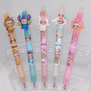 Cute Labubu Character Pens Kawaii With 3D Charms