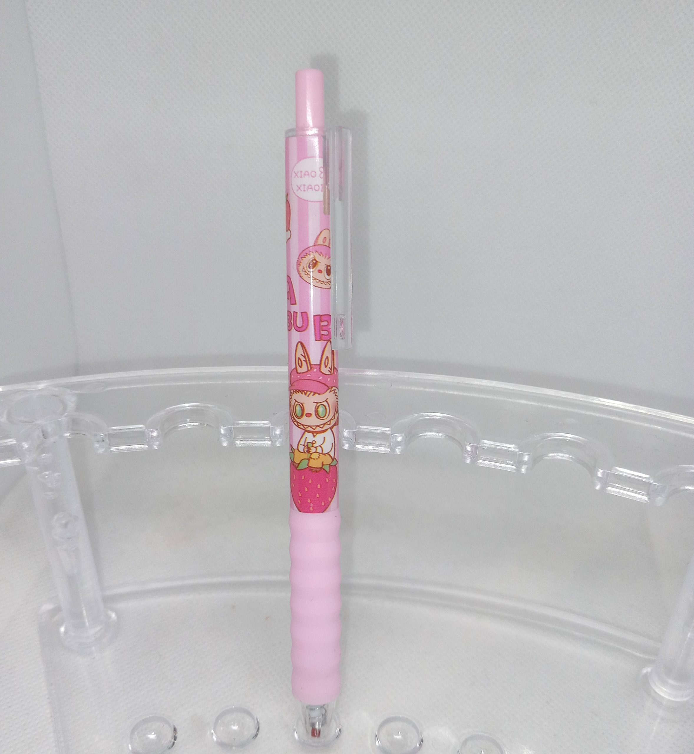 Labubu Character Pens Cute Cartoon Writing Pens with Soft Grip - Image 3