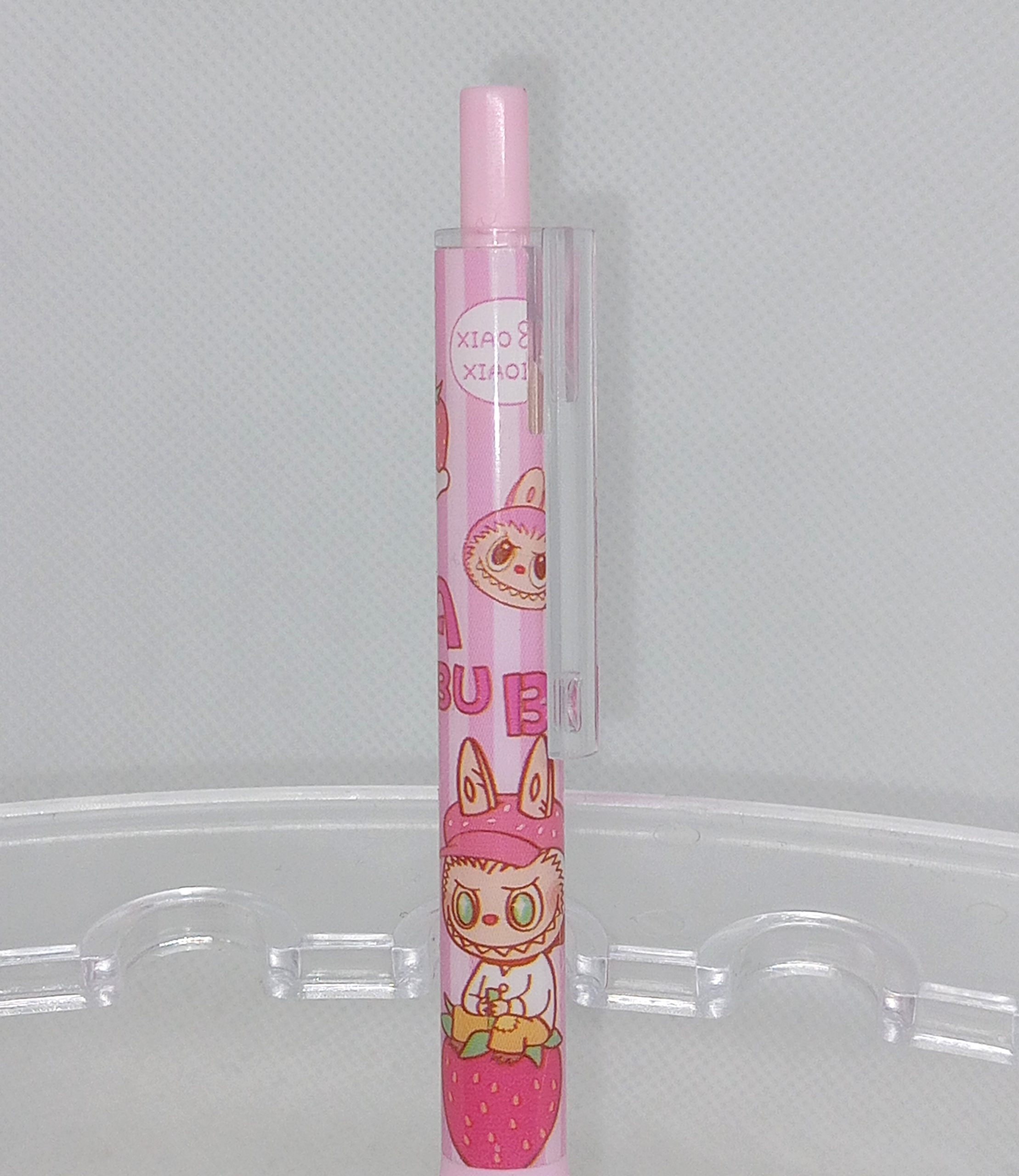Labubu Character Pens Cute Cartoon Writing Pens with Soft Grip - Image 4
