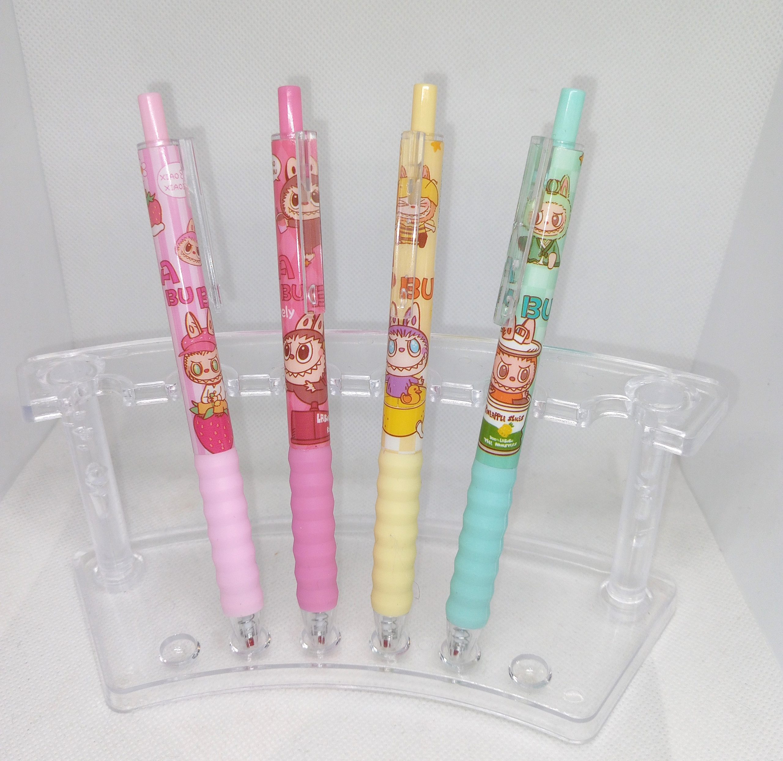 Labubu Character Pens Cute Cartoon Writing Pens with Soft Grip