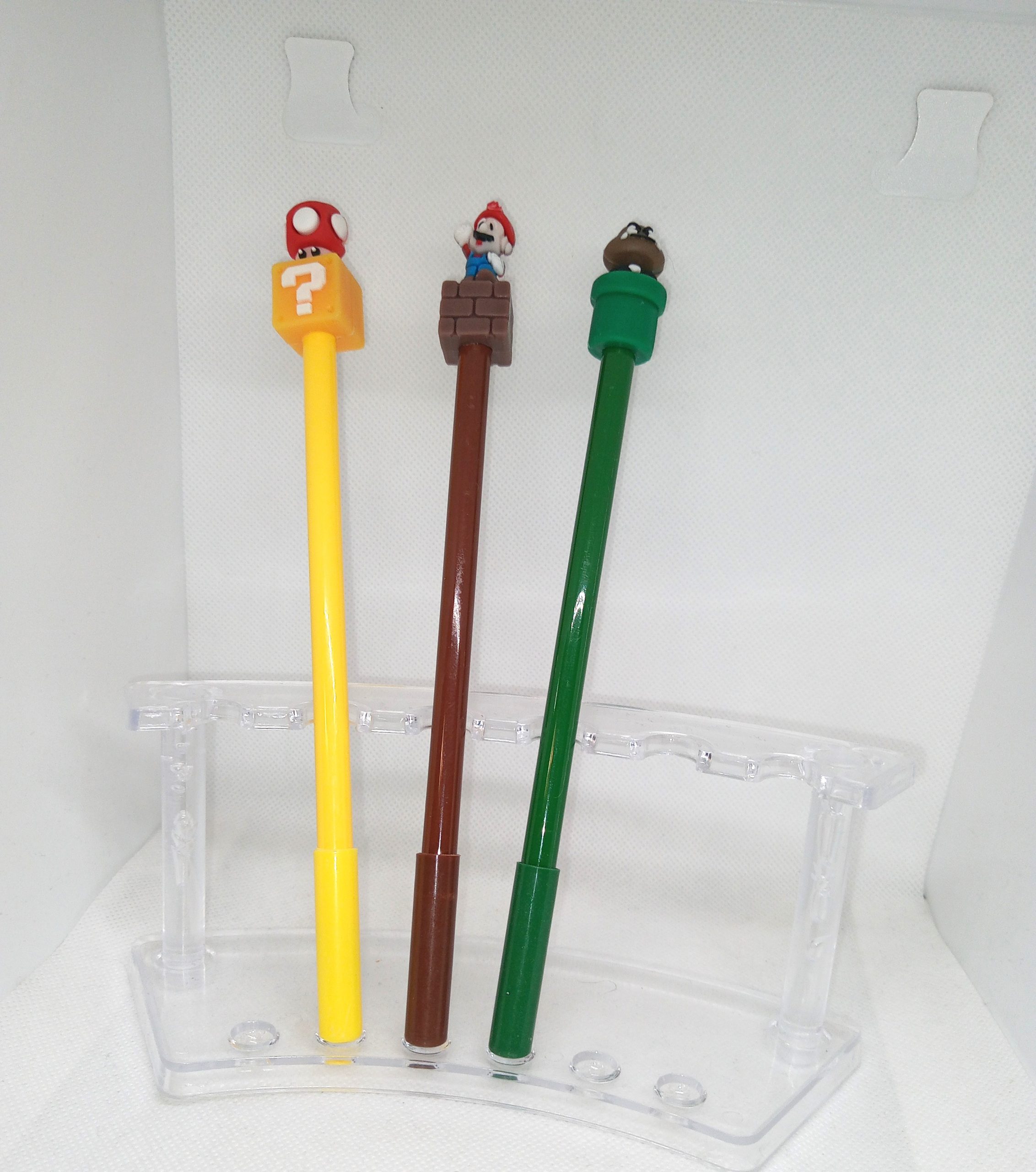 Super Mario Bros Character Mario, Goomba & Mushroom Pens - Image 8