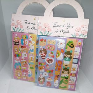 Kawaii Sticker Variety Pack Cute Animals, Food & Character Stickers