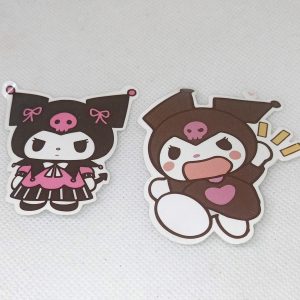 Kuromi Stickers Cute Sanrio Kawaii Stickers (Set of 2)