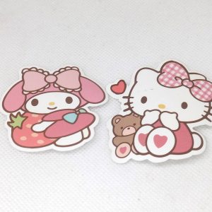 My Melody & Hello Kitty Stickers for Planners, Laptops & Crafts