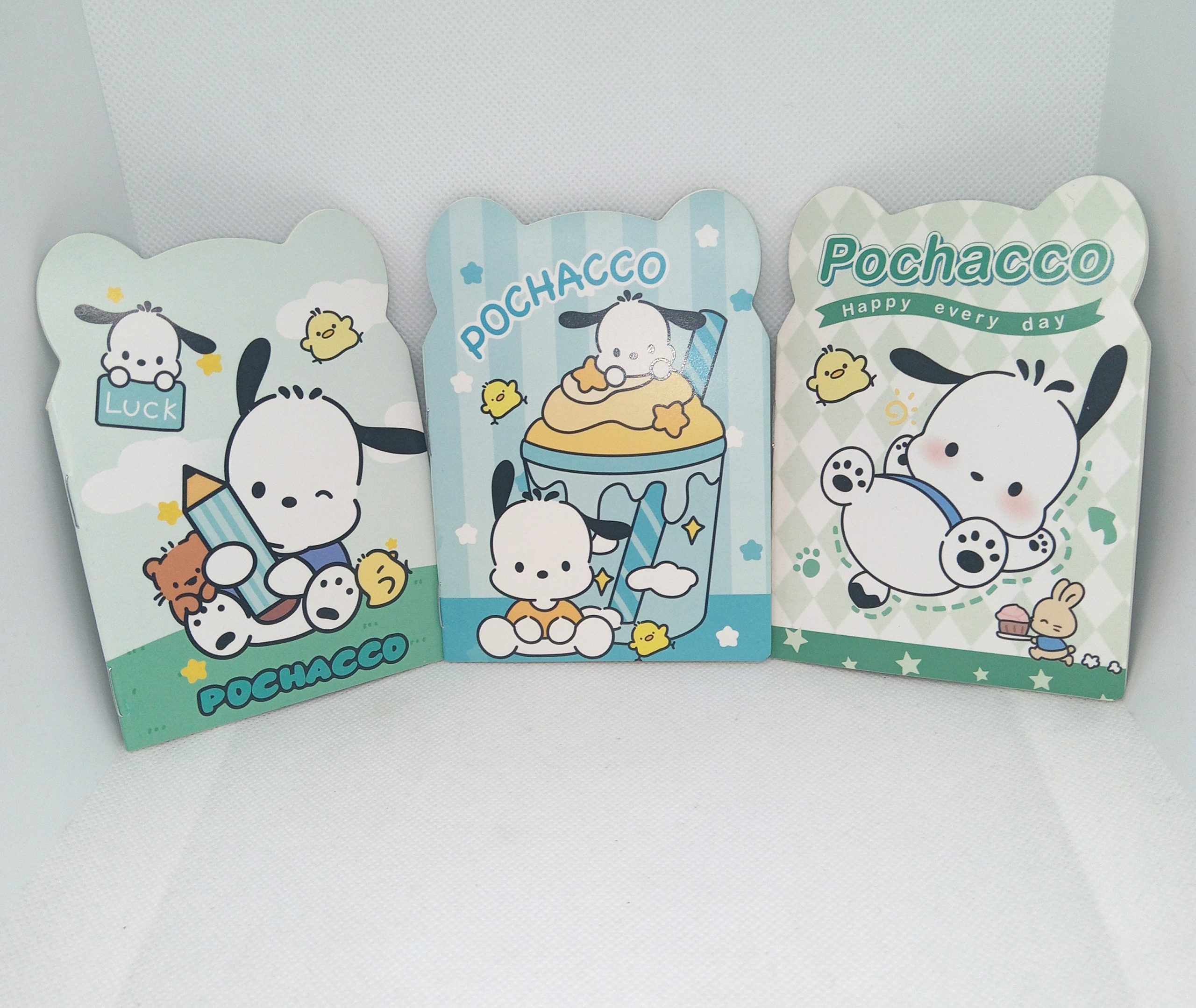 Pochacco Shaped Notebook Sanrio Mini Notepad