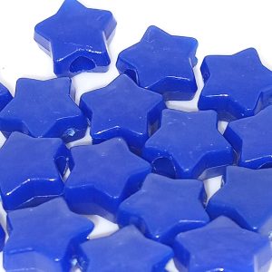 Blue Kawaii Star Beads Chunky Acrylic Star Charms
