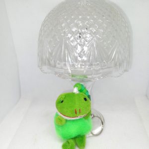 Kawaii Frog Plush Keychain Cute Green Frog Keyring Charm
