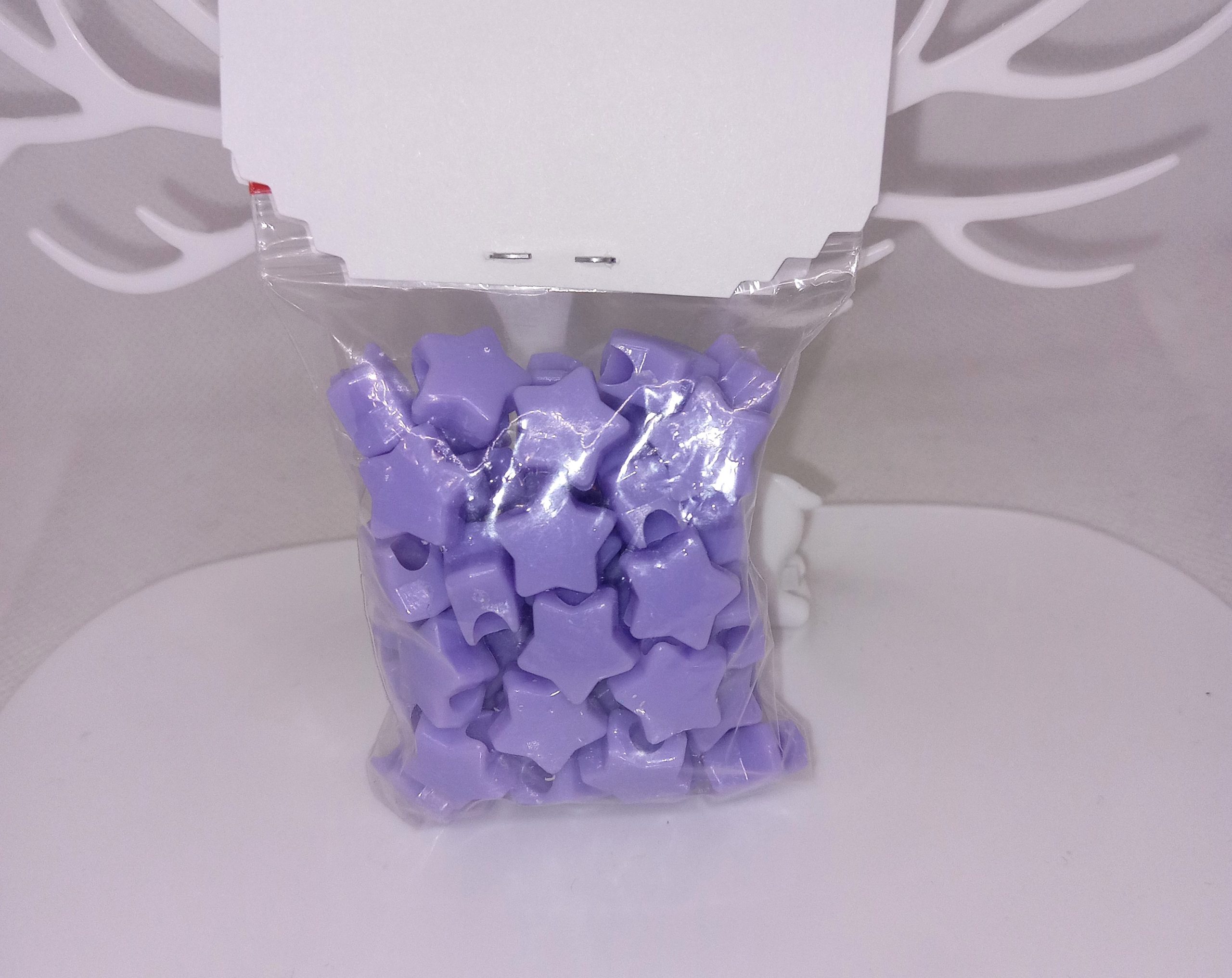 Pastel Purple Kawaii Star Beads Cute Chunky Star Beads for DIY - Image 2